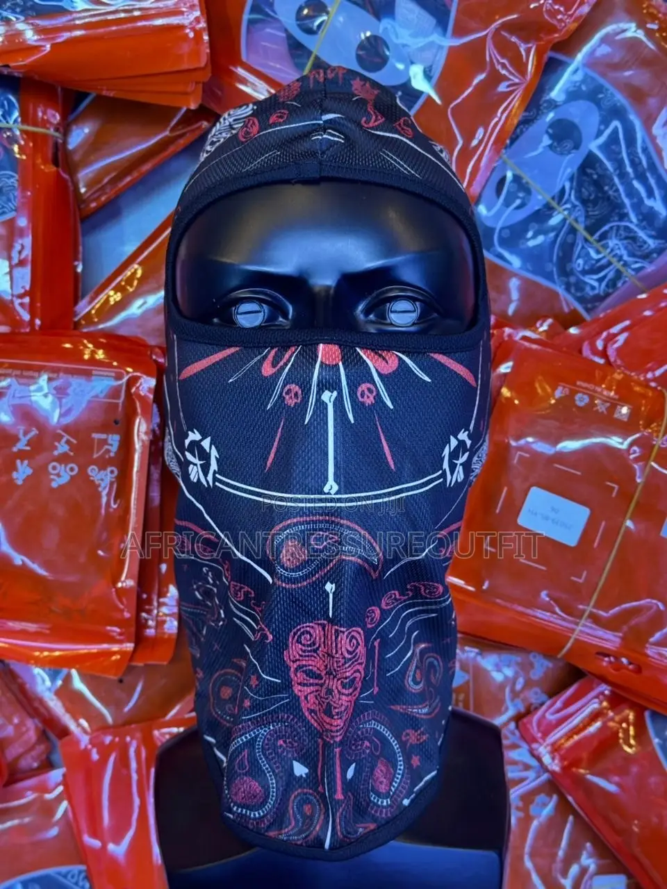 Party Mask Full Face Printed Balaclava Masks Available