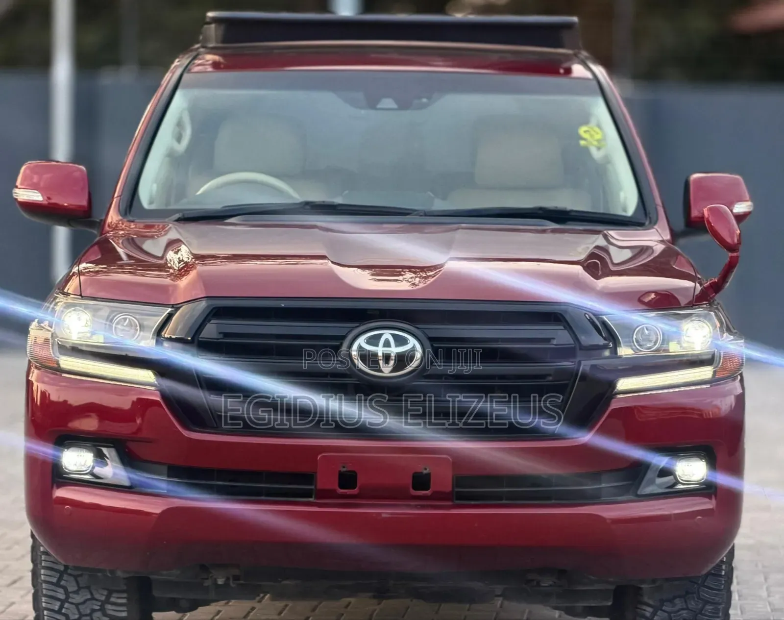 Toyota Land Cruiser 2017 Maroon