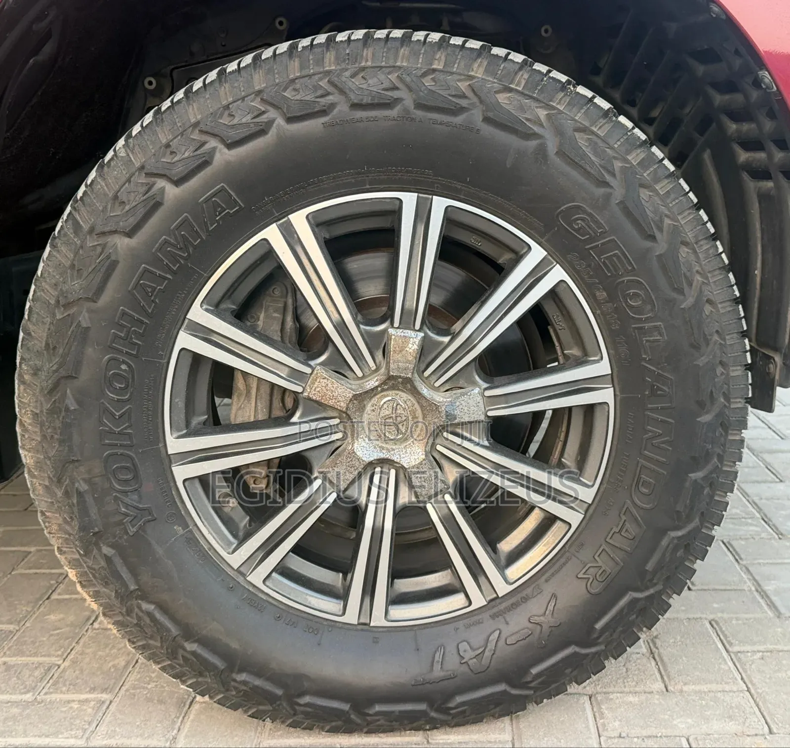 Toyota Land Cruiser 2017 Maroon