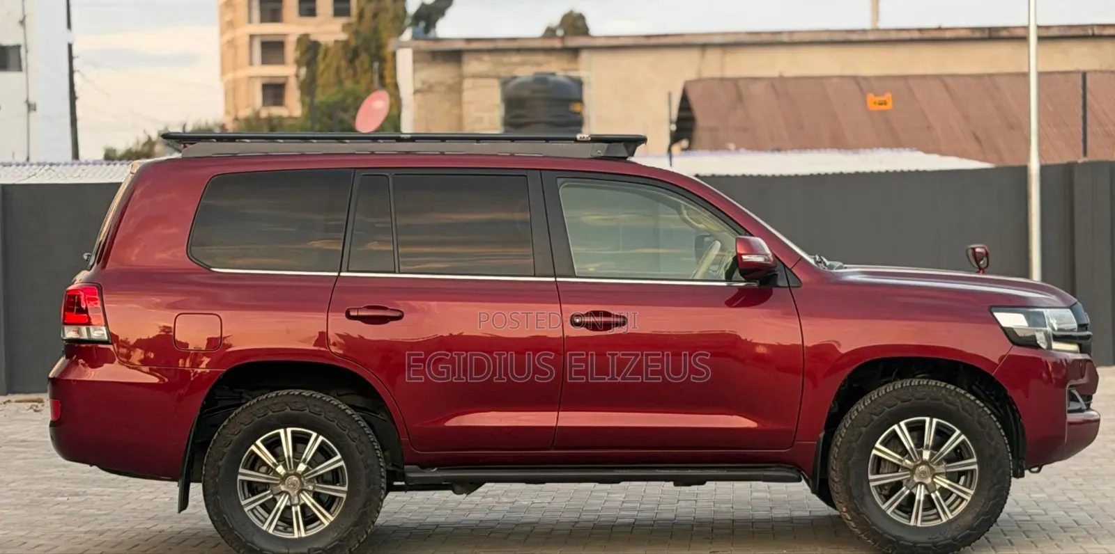 Toyota Land Cruiser 2017 Maroon