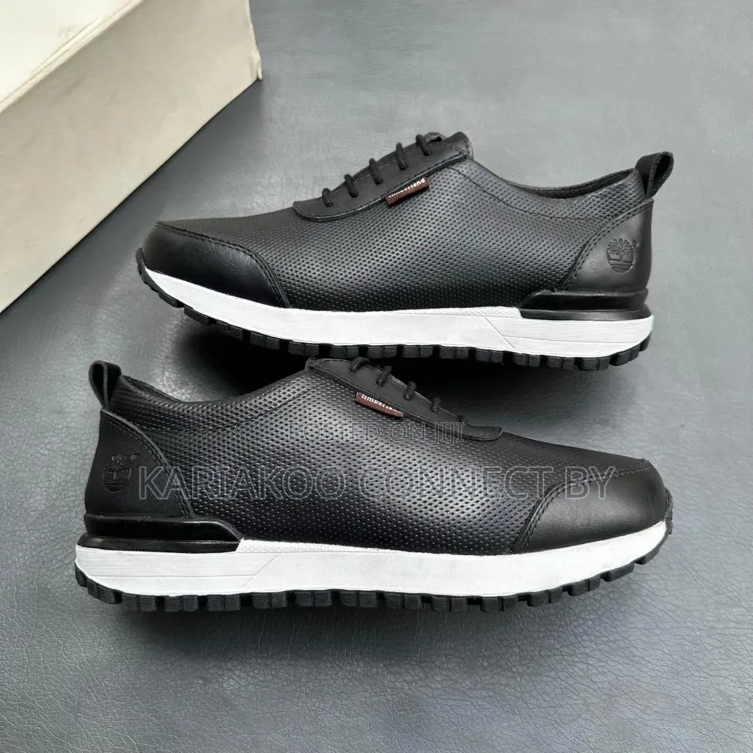 Men’s Timberland Perforated Leather Casual Sneakers🔥👟