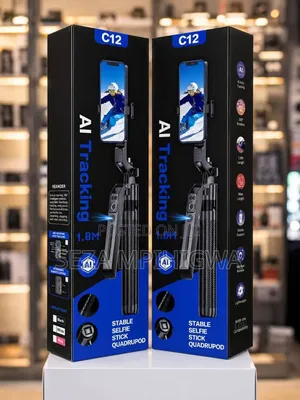 Ai Tracking Selfie Stick C12 – 1.8m