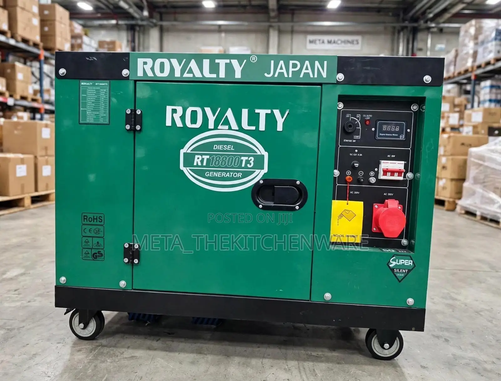 Royalty Japan Diesel Generator 9.5kva 3 Phase