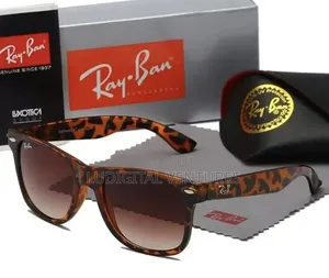 Sun Glasses ,Leopard Print Design + Fully Boxed
