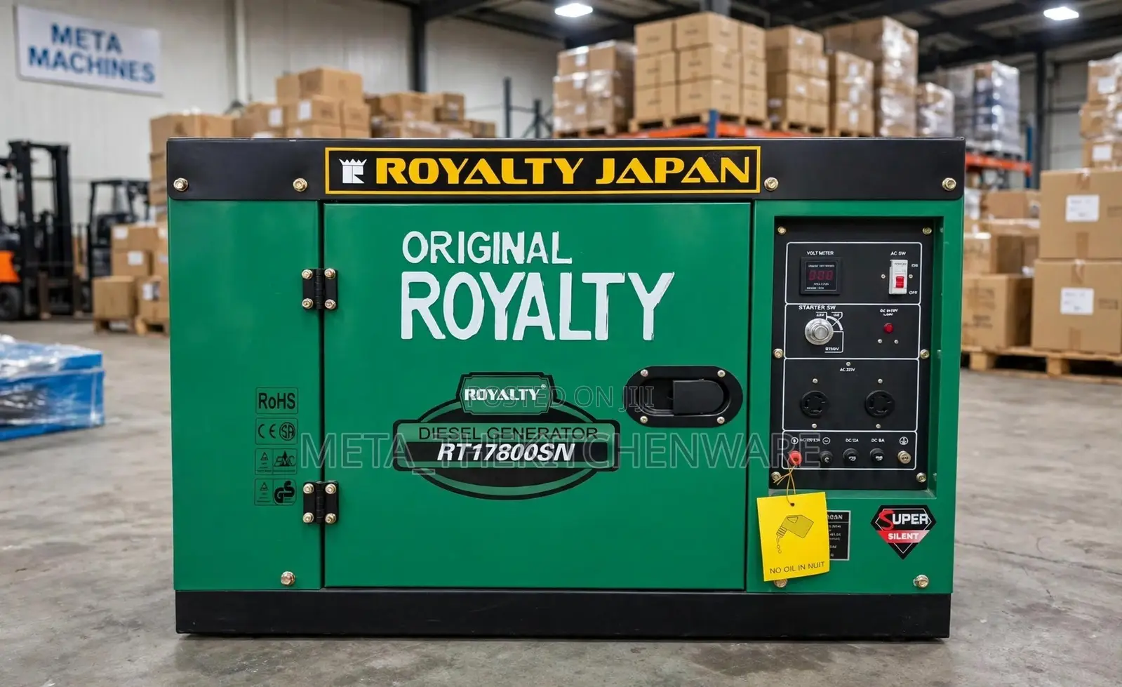 Royalty Japan Diesel Generator 8.5kva Single Phase