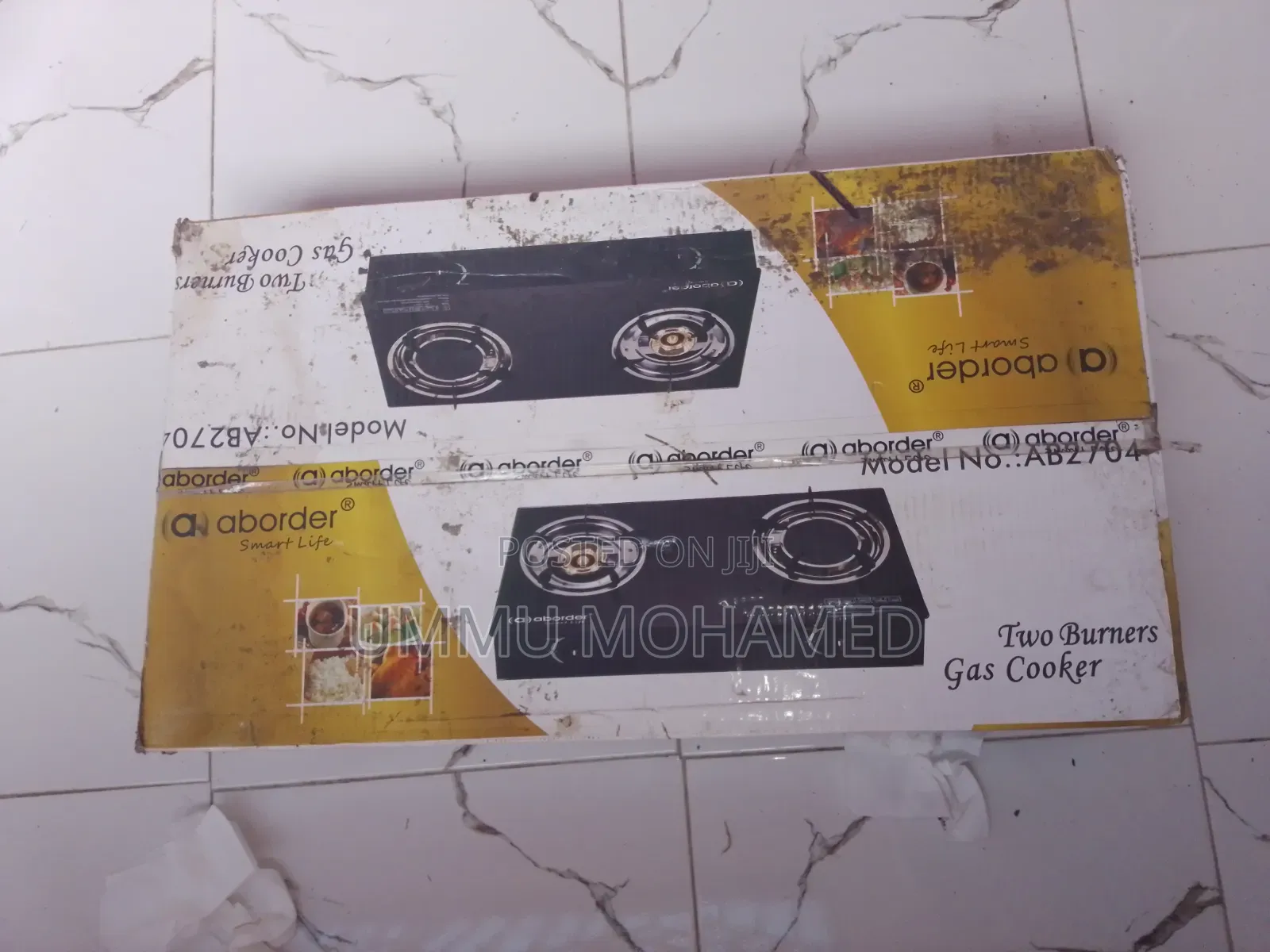 Aborder Gas Cooker 2 Plates