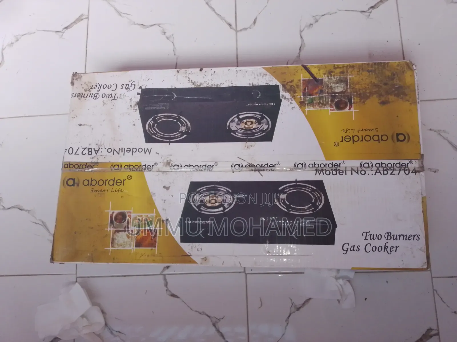 Aborder Gas Cooker 2 Plates