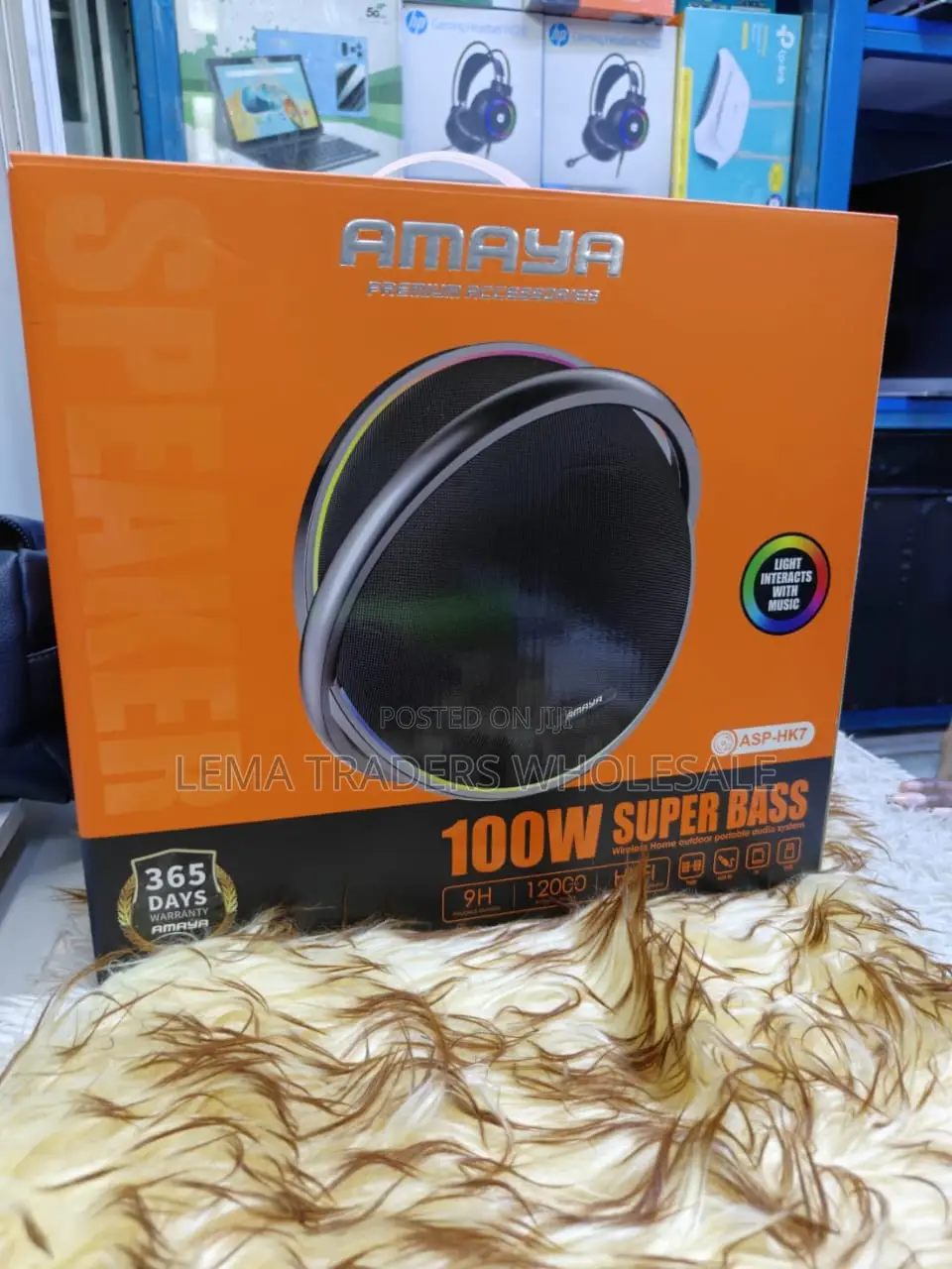 Amaya SP-HK7 Premium Circular Design Wireless Super Bass Speake