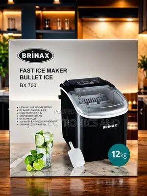 Brinax Ice Maker 12 Kg Bullet Ice Bx 700