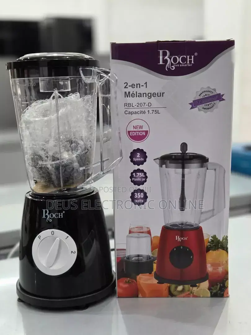 *New Arrivals*🔥
*Roch Blender* 2 L* 
- *2 in 1 BLENDER*
65,000