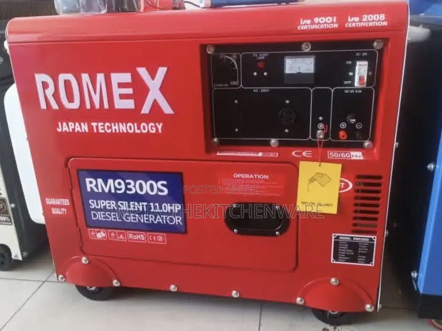 Romex Diesel Generator Single Phase 6.5kva