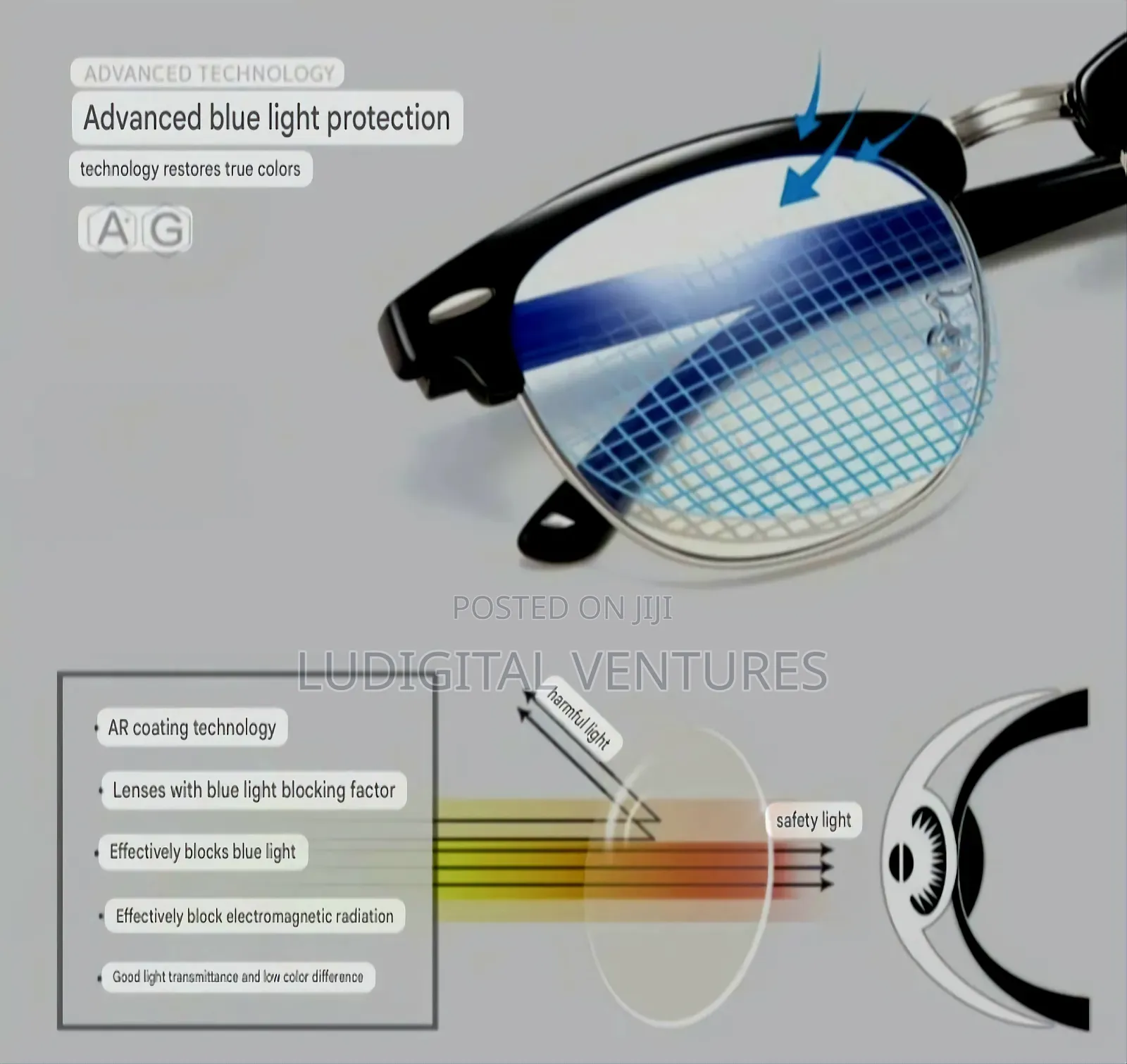 Anti Blue Light Glasses , Leaopard Print Design