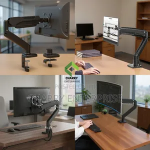 DESK MONITOR STAND 32' SIZE DISPLAY SUPPORT Max Heavy Duty 30kg 360°