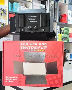 RGB LED-U600+ Photo Video Light Kit, Adjustable Color & Brightness