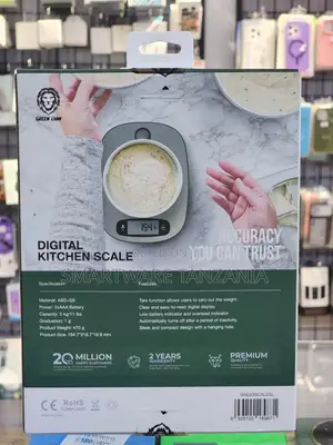 Green Lion Digital Kitchen Scale 5 KG Capacity With Tare Function