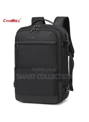Coolbell 36 L Expandable Waterproof Anti-Theft Backpack for Men 17.3
