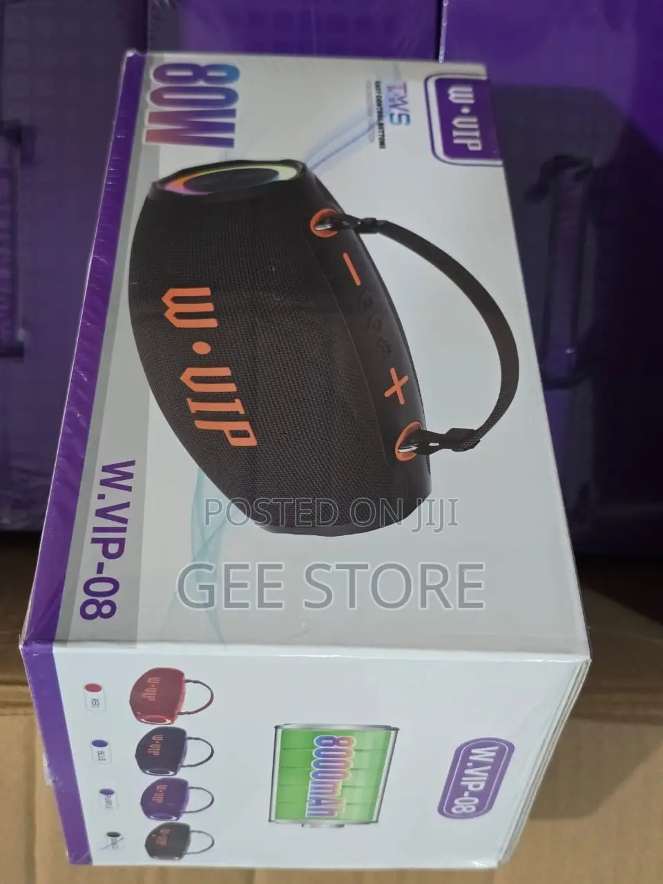 W.VIP-08 80W Portable Wireless Bluetooth Speaker