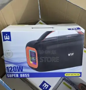 WUF W5 Plus 120W Super Bass Portable Bluetooth Wireless Speaker