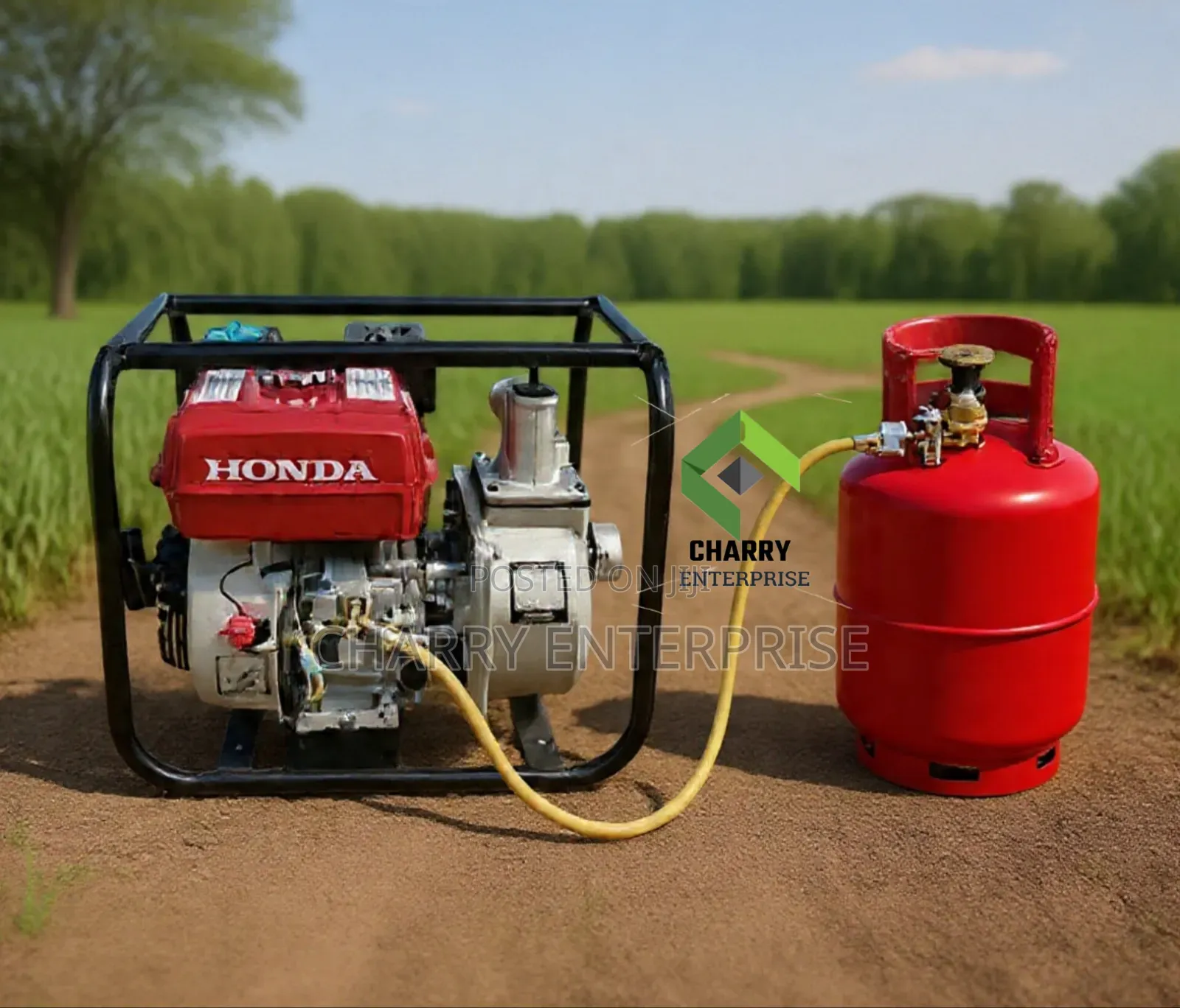 HONDA Gas and Petrol Water Pump 3 Inch 6.5 HP Inatumia Gas Na Mafuta