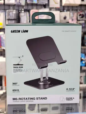 Green Lion M6 Rotating Stand for Phones and Tablets, 360° Rotation