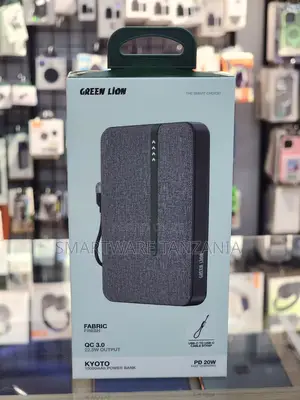 Green Lion Kyoto 10000mAh Power Bank With USB-C, QC 3.0, 22.5W Output
