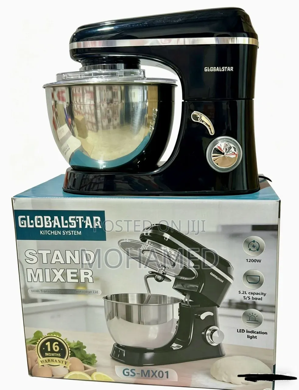 🍰 Globalstar Stand Mixer – 5.2l