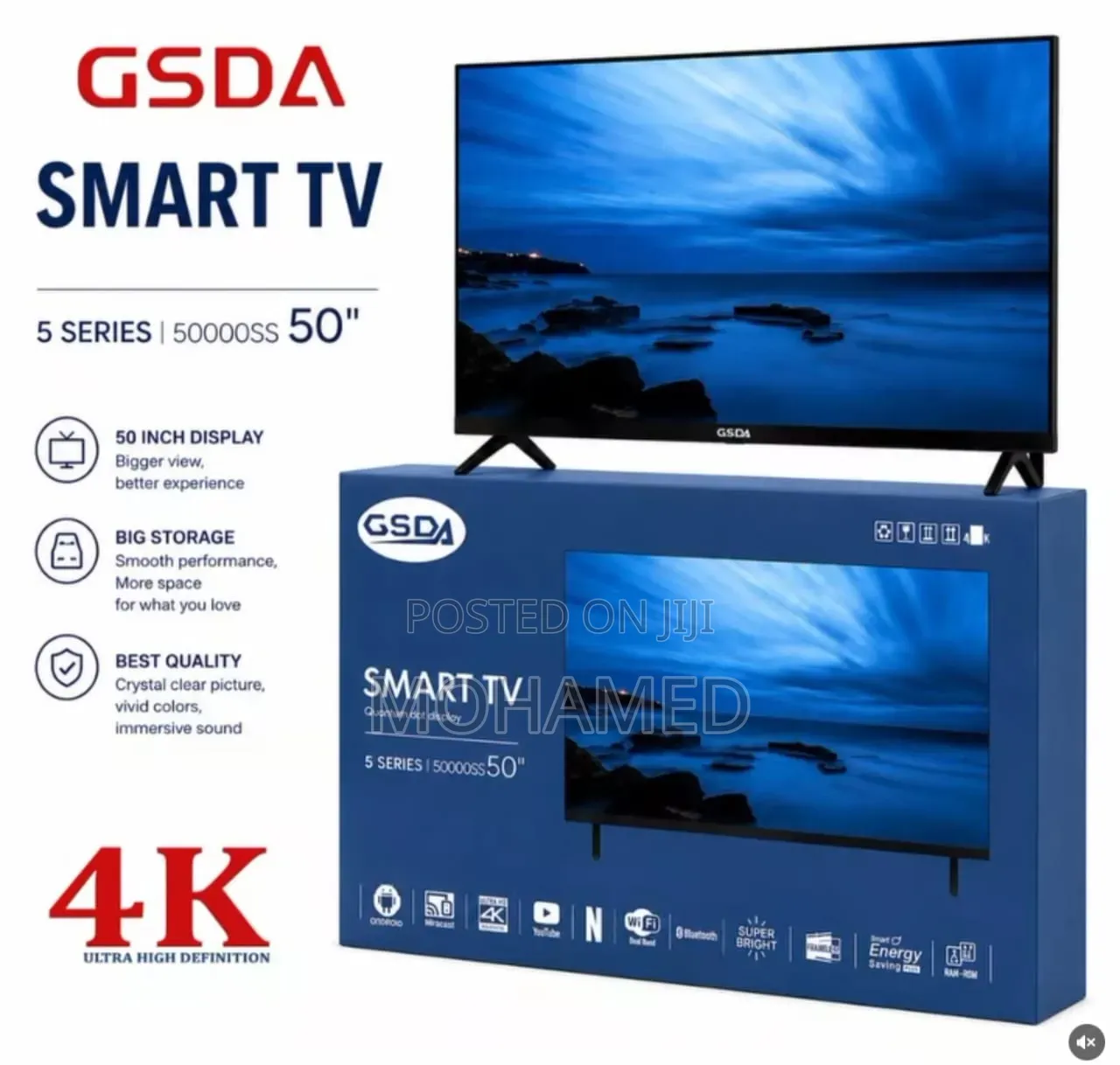 Globalstar 50” Smart TV