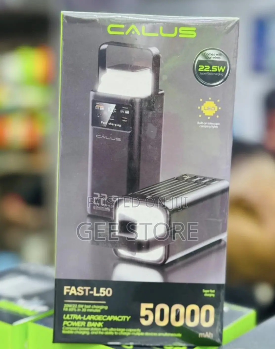 Calus FAST-L50 Ultra-Large Capacity Power Bank, Featuring a 50,000mAh