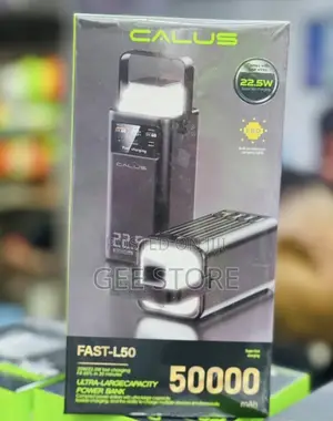 Calus FAST-L50 Ultra-Large Capacity Power Bank, Featuring a 50,000mAh