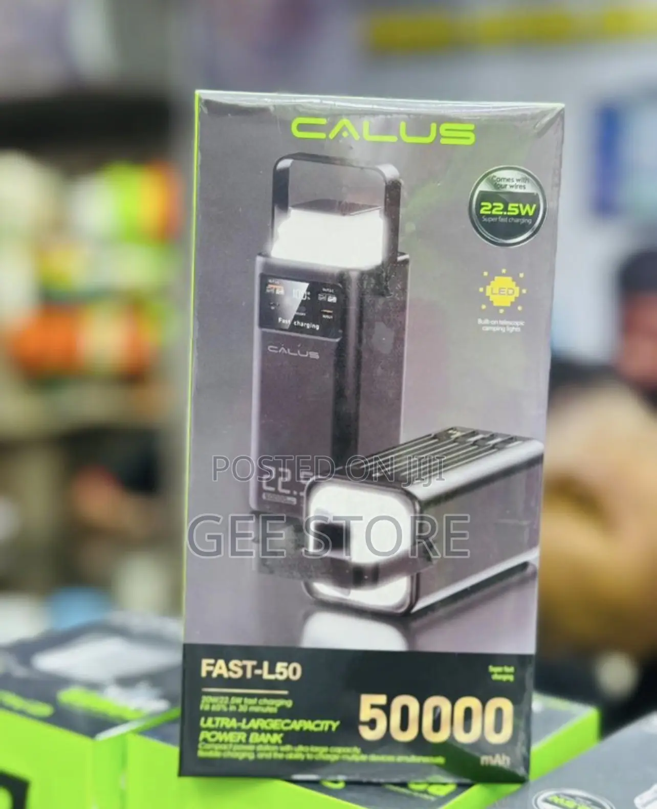 Calus FAST-L50 Ultra-Large Capacity Power Bank, Featuring a 50,000mAh