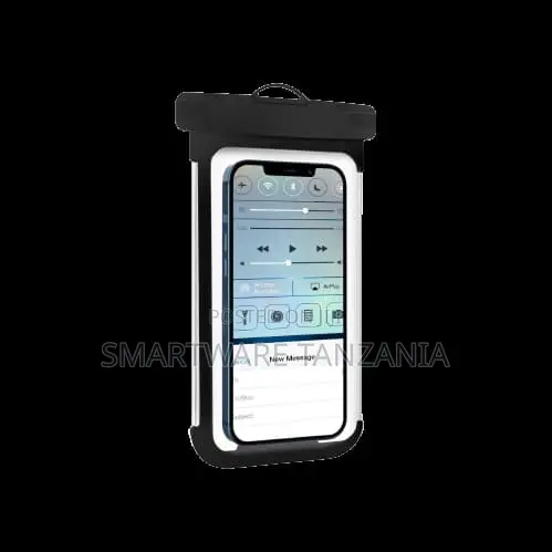 Green Lion Waterproof Pouch for 7-12 Inch Phones, IPX8 Rating, Black