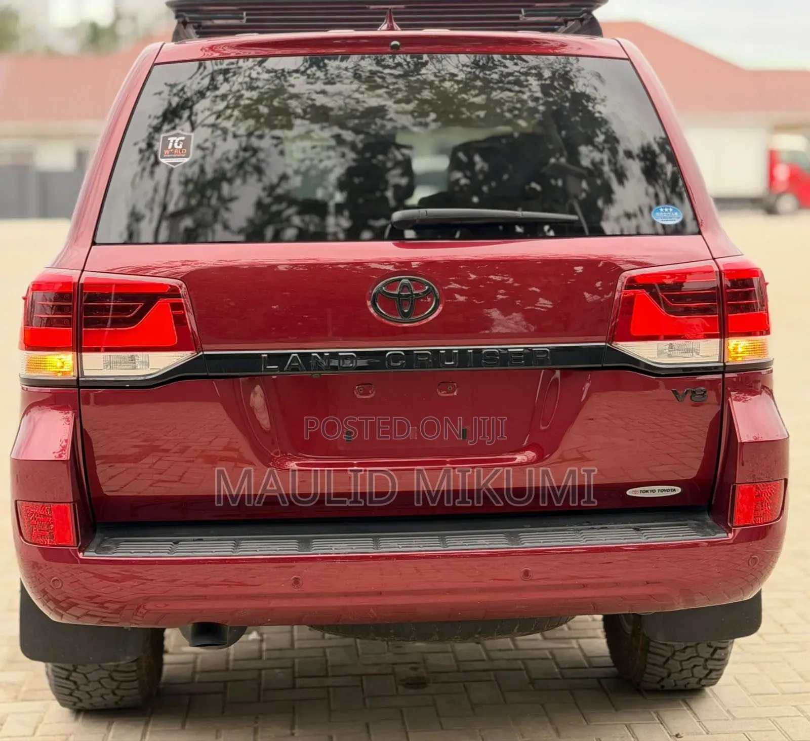 Toyota Land Cruiser 2017 Maroon