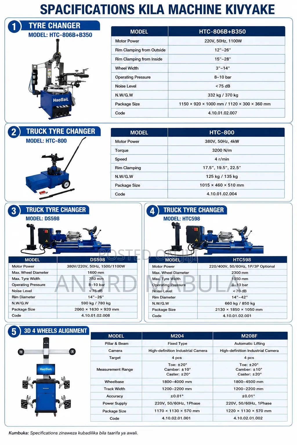 Haosail Ganeral Machinery