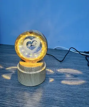 Glowing 3D Crystal Ball Night Light