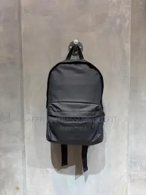 Essential Bagpack Signature Rubber Patch Logo on the Front|essential