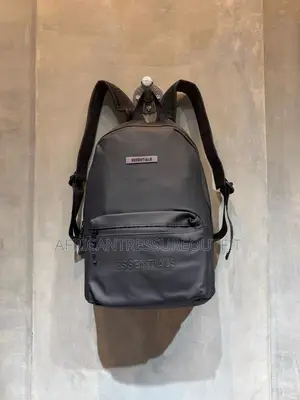 Essential Bagpack Signature Rubber Patch Logo on the Front|essential