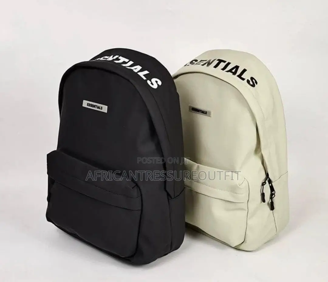 Essential Bagpack Signature Rubber Patch Logo on the Front|essential
