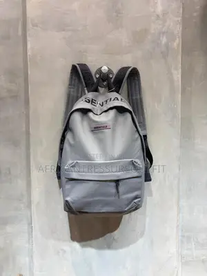 Essential Bagpack Signature Rubber Patch Logo on the Front|essential