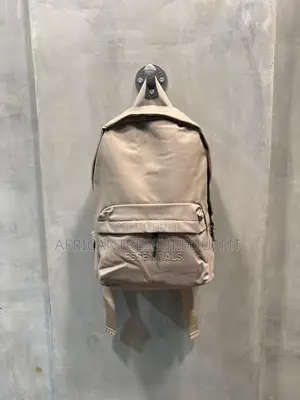 Essential Bagpack Signature Rubber Patch Logo on the Front|essential