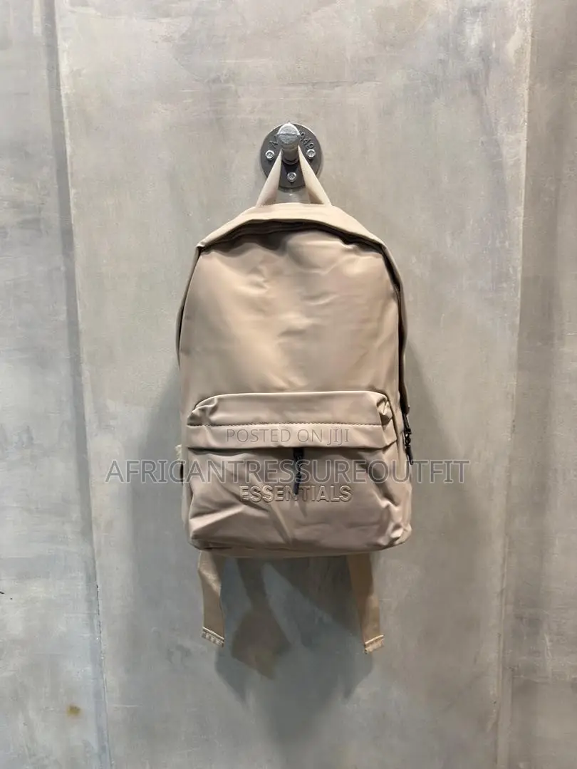 Essential Bagpack Signature Rubber Patch Logo on the Front|essential