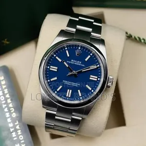 Rolex Oyster Perpetual 41 With a Bright Blue Dial