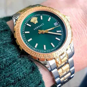 Versace Hellenyium With a Green Dial and a Two-Tone Finish