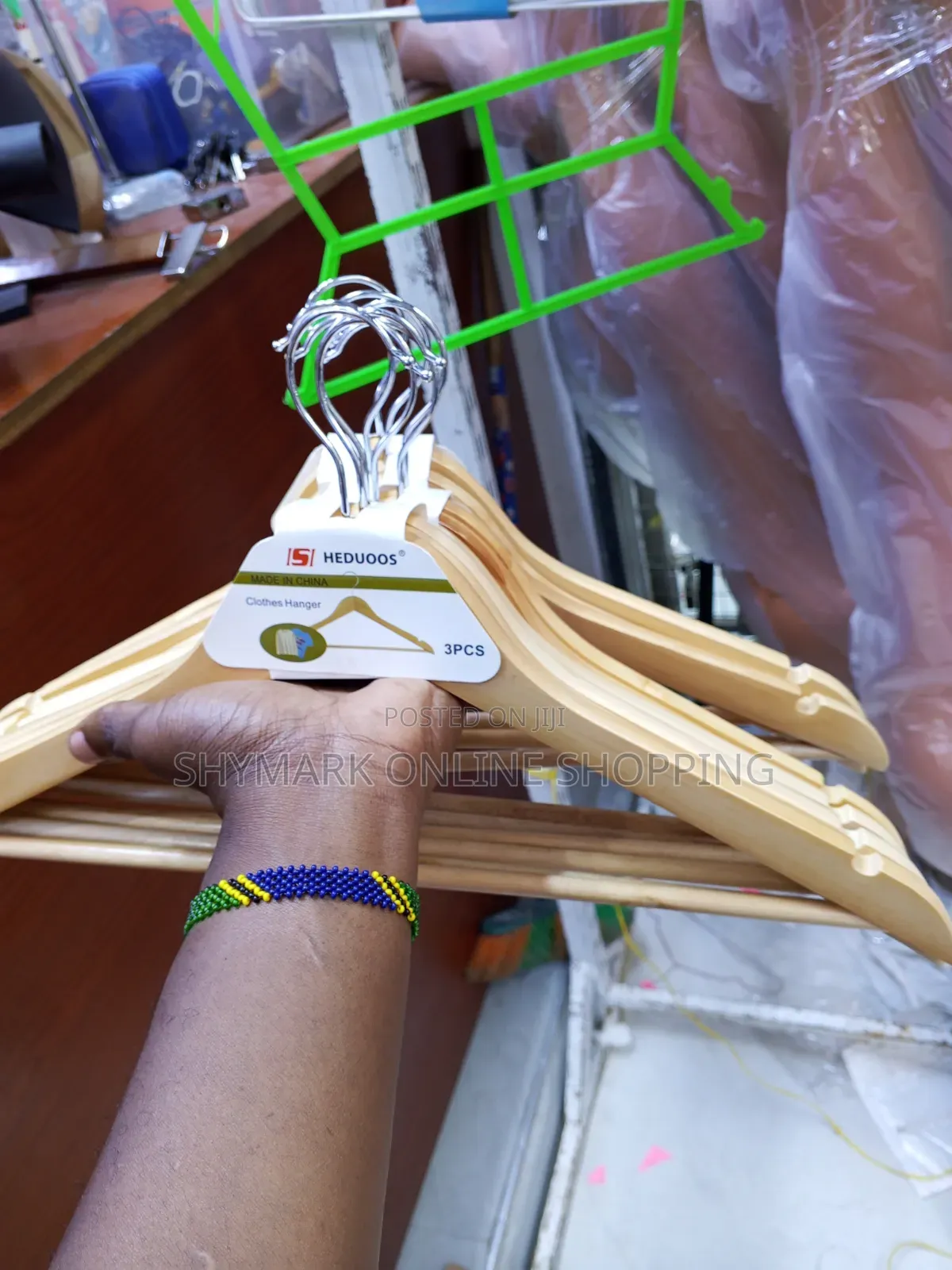 Hanger Za Mbao Kwa Ajiri Nguo 12 PC