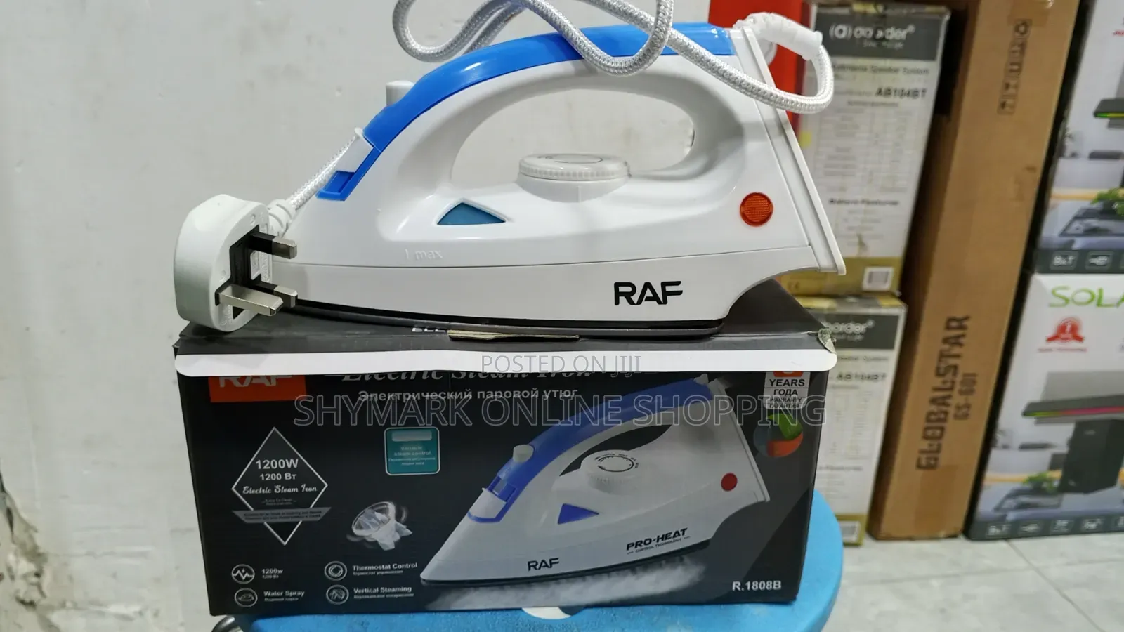 RAF Electric Steam Iron (Pasi) R.1808B