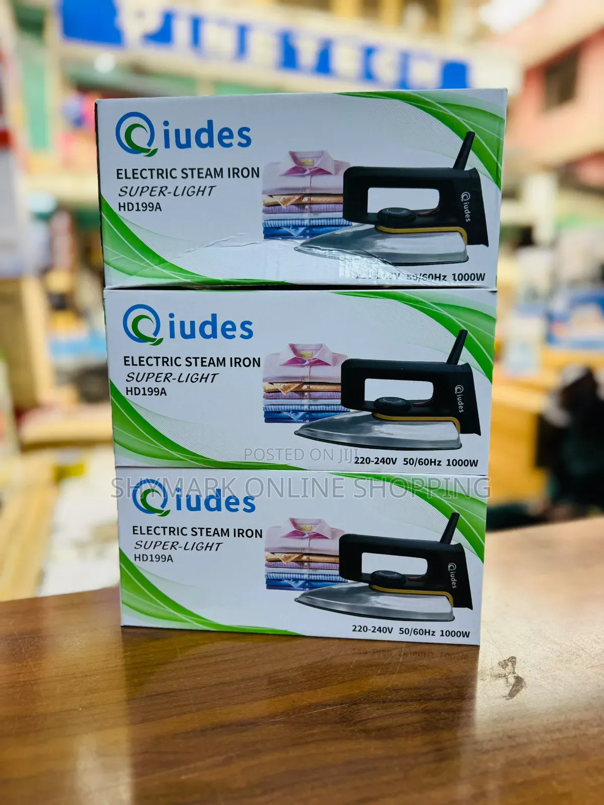 Qiudes Electric Steam Iron 1000W
