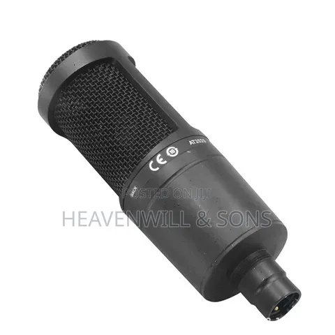 AUDIO TECHNICA AT2020 Professional Studio Podcast Condenser Microphone