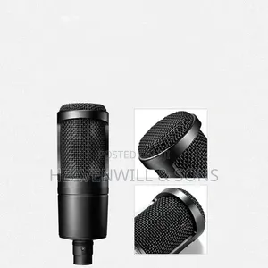 AUDIO TECHNICA AT2020 Professional Studio Podcast Condenser Microphone