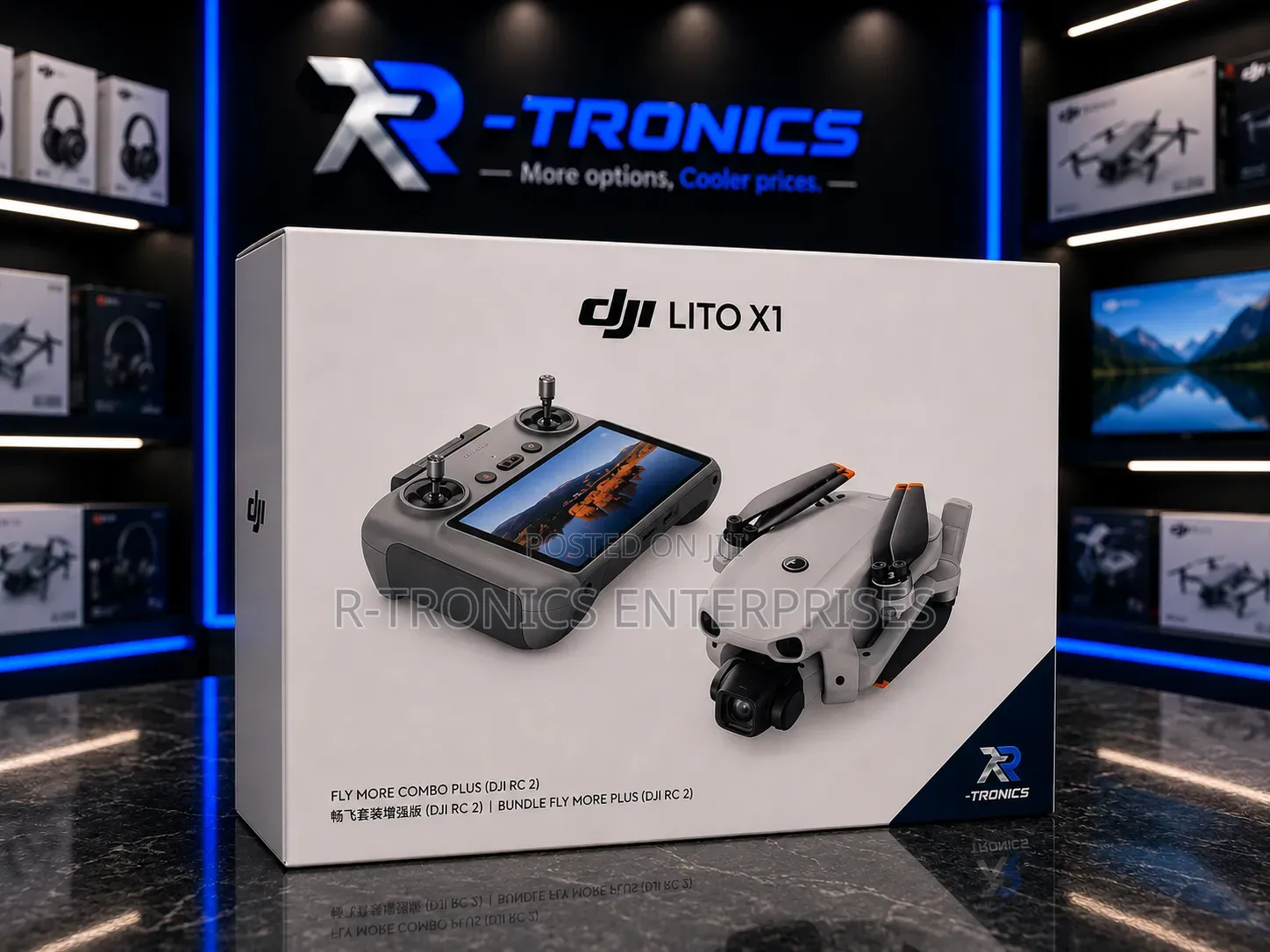 Dji Lito X1 Fly More Combo Plus