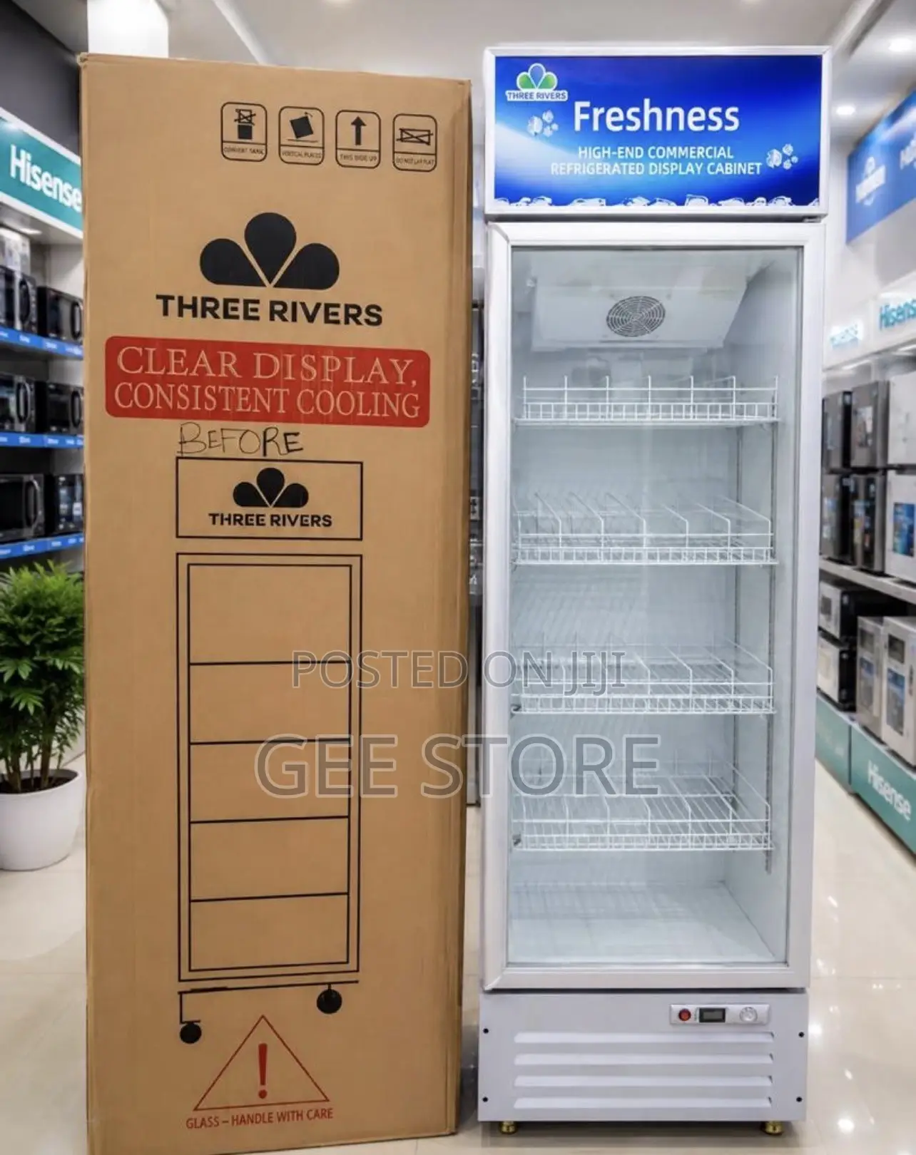 Three Rivers 300L Commercial Refrigerated Display Cabinet