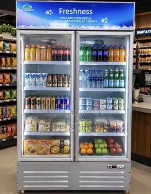 Three Rivers 650-Liter Double-Door Commercial Refrigerated Display